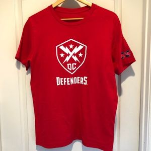 NEW DC Defenders Red XFL T Shirt - M